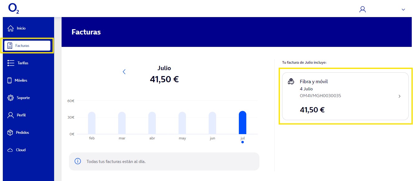 Cómo ver y descargar tus facturas de O2 | O2 Ayuda