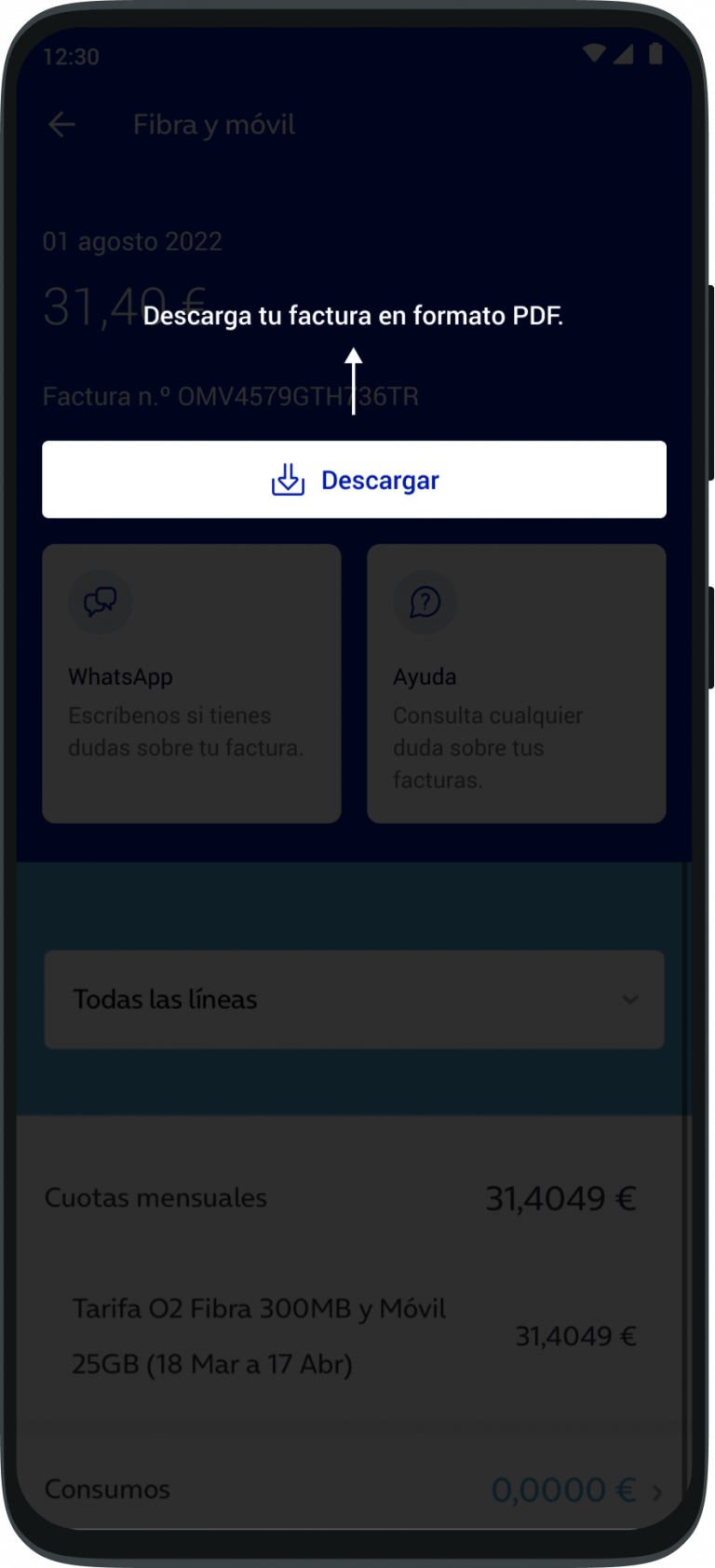 Cómo ver y descargar tus facturas de O2 | O2 Ayuda